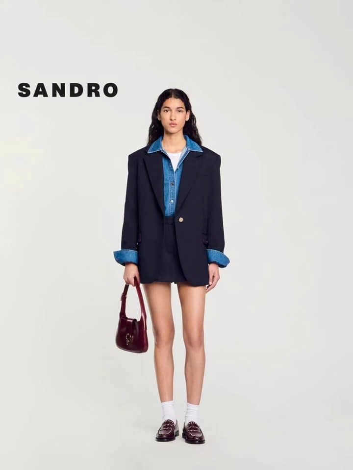 Blazer Sandro lót đỏ (set 3ps tách set)