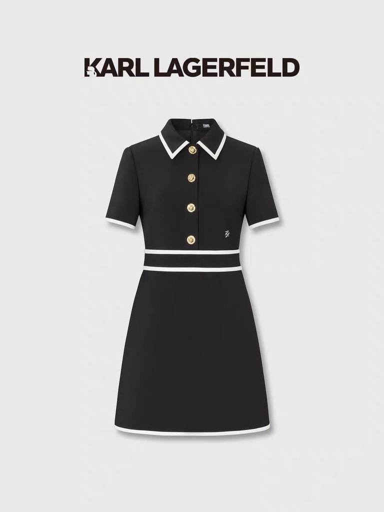 Váy len dệt kim Karl Largerfeld
