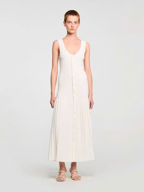 Váy maxi dệt kim