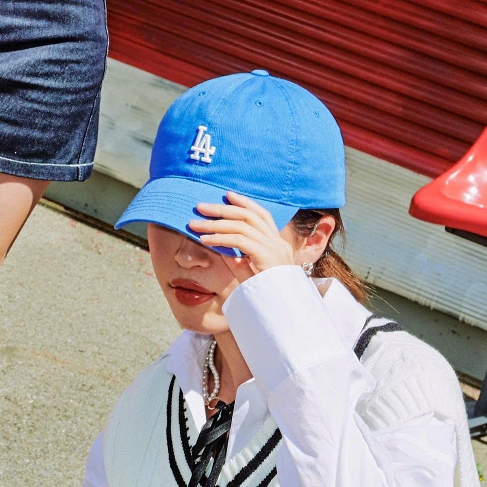 Mũ lưỡi trai MLB trơn logo 4 màu