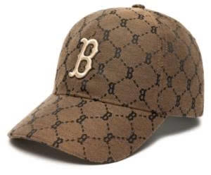 Mũ lưỡi chai MLB chất jean thô thêu logo 3 màu