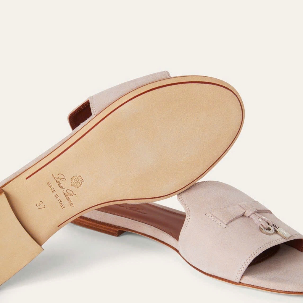 Dép bệt Loro Piana da lộn