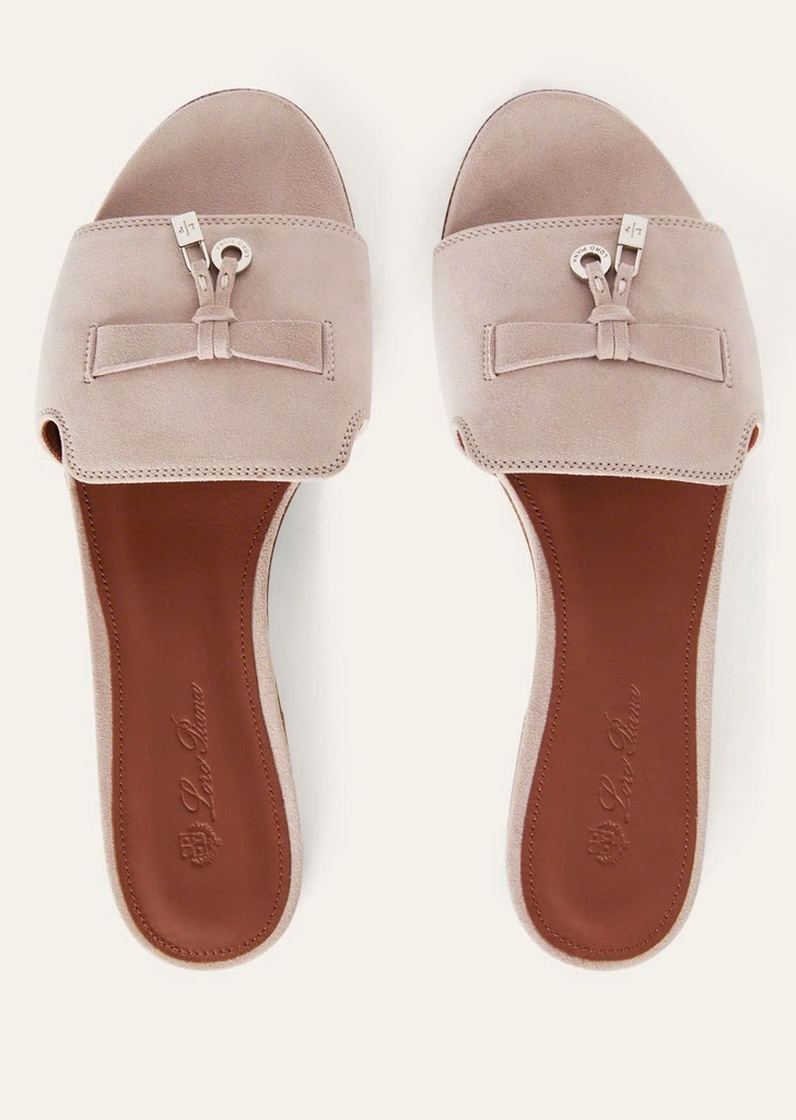 Dép bệt Loro Piana da lộn