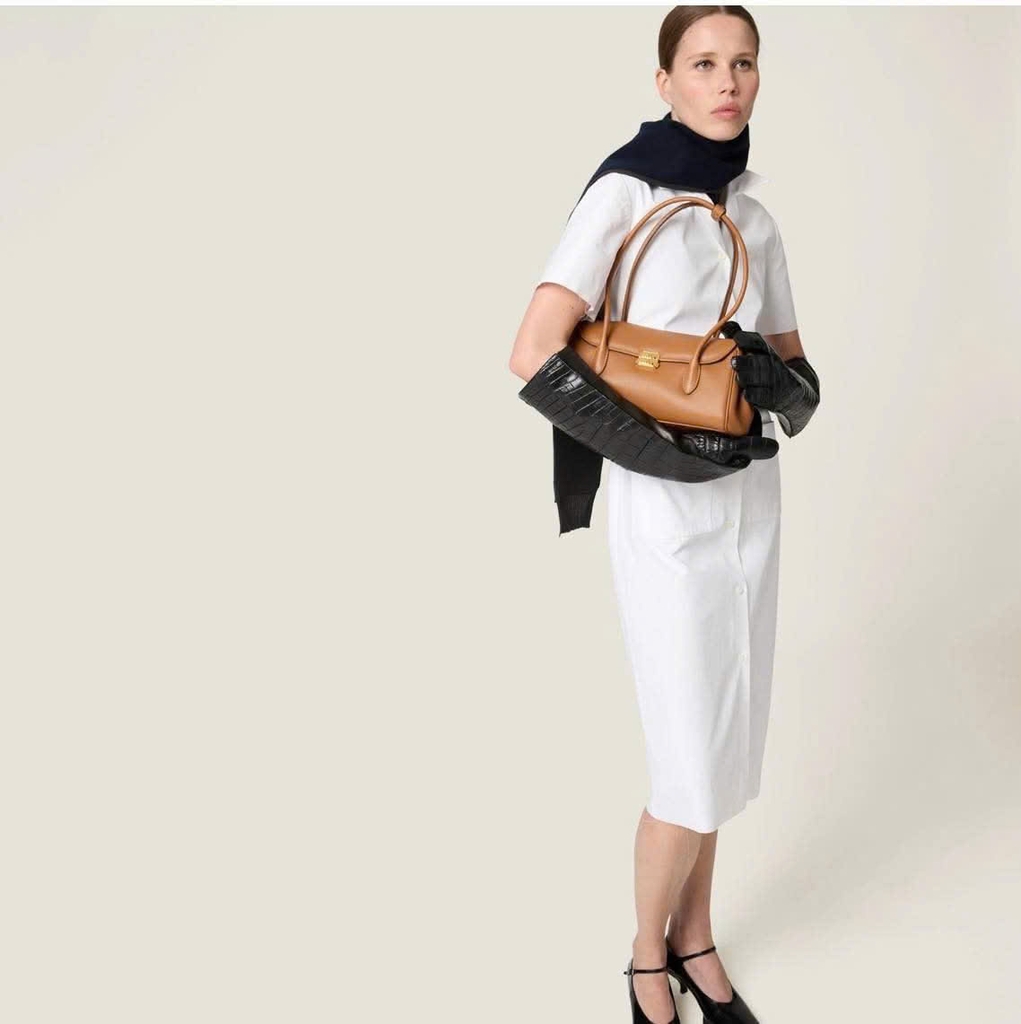 Túi Miumiu Shoulder Bag Cognac