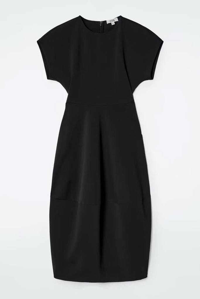Váy midi chất liệu cotton họa tiết