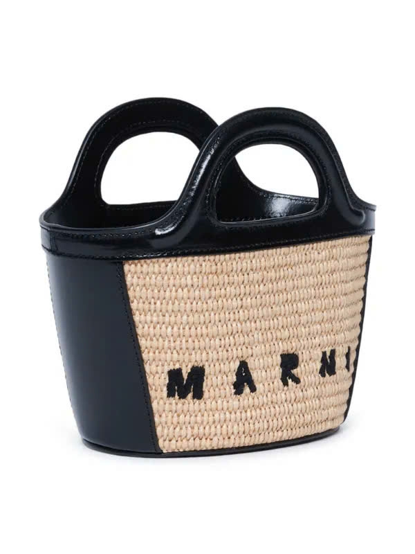 Túi cói Marni cải da