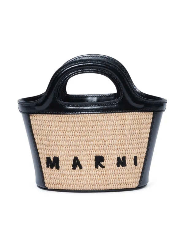 Túi cói Marni cải da