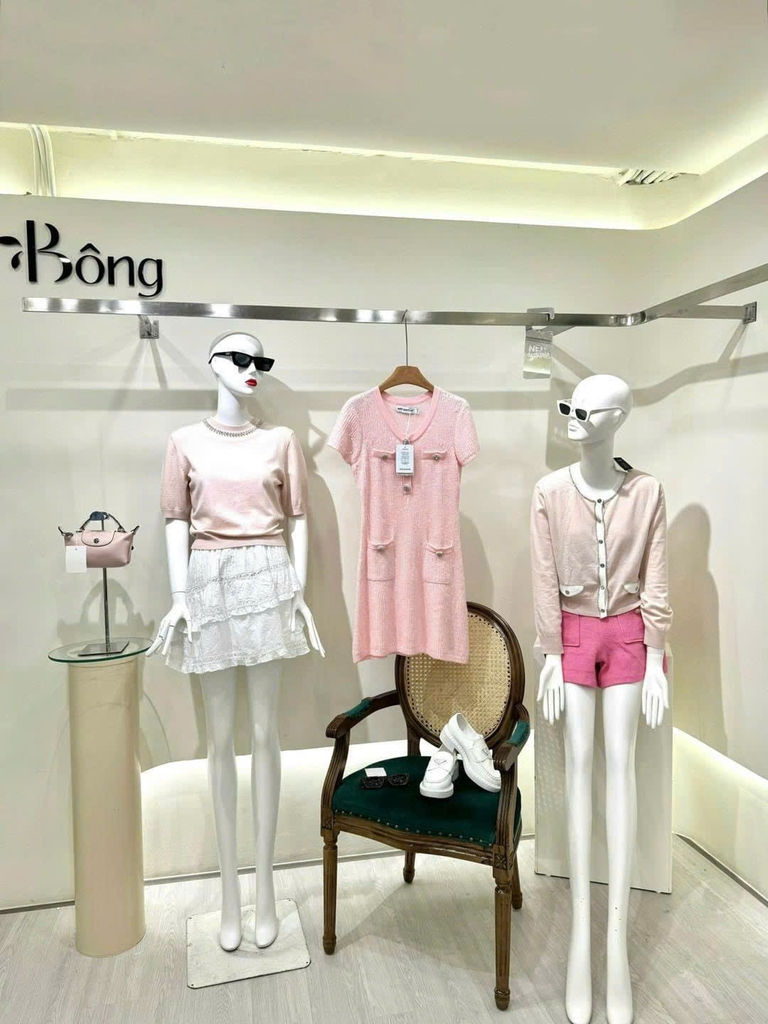 Váy ngắn đan sequin