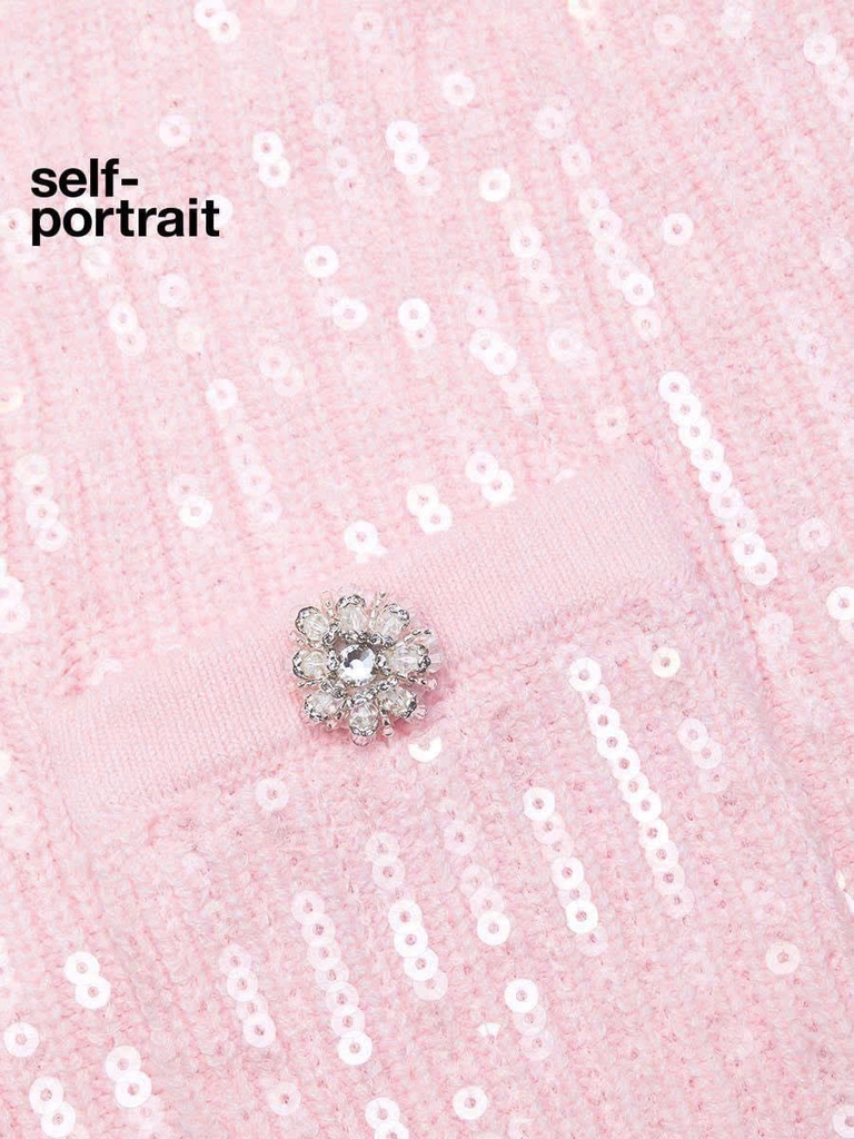 Váy ngắn đan sequin