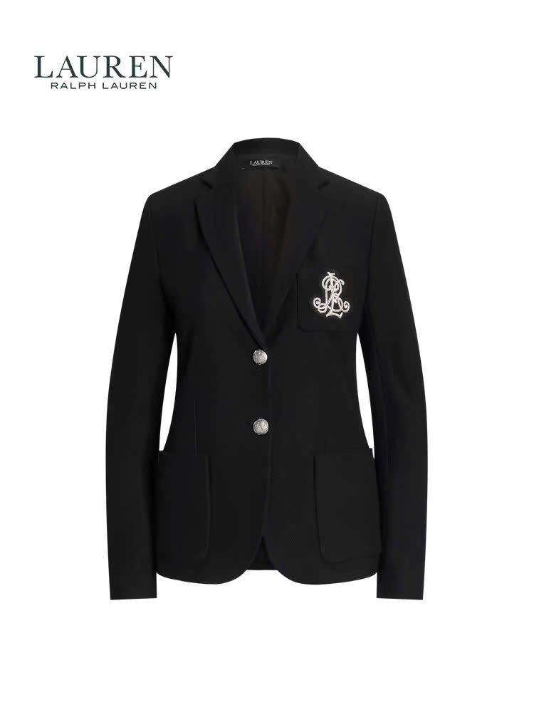 Blazer Polo Double-Knit Jacquard - 2 khuy logo PRL 3 màu