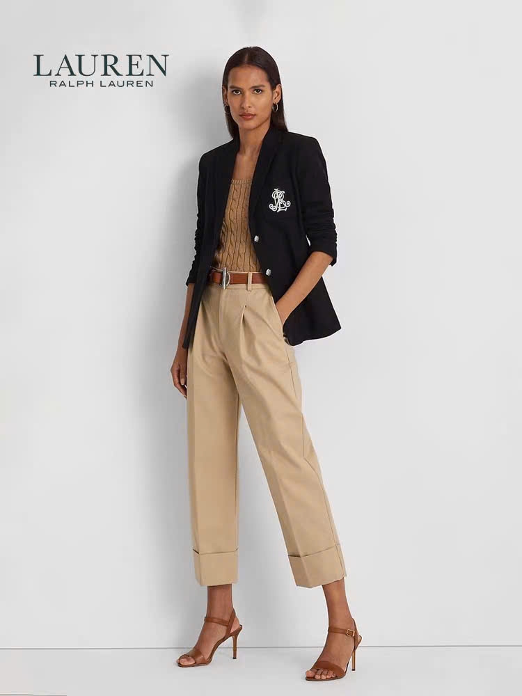 Blazer Polo Double-Knit Jacquard - 2 khuy logo PRL 3 màu