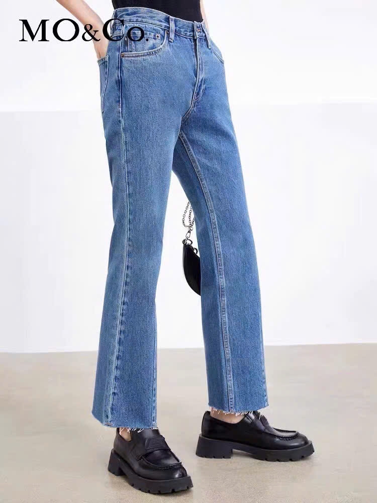 Quần jean MO&CO dư xịn vẩy nhẹ