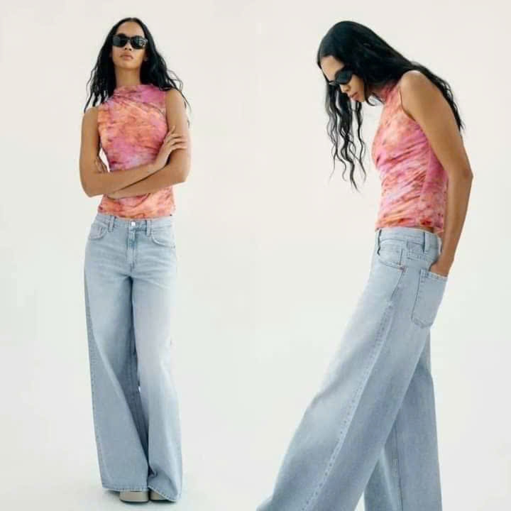 Quần denim suông Cellos