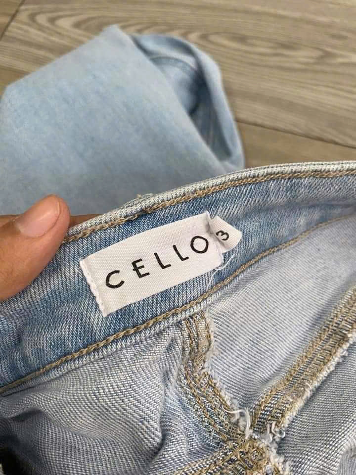 Quần denim suông Cellos