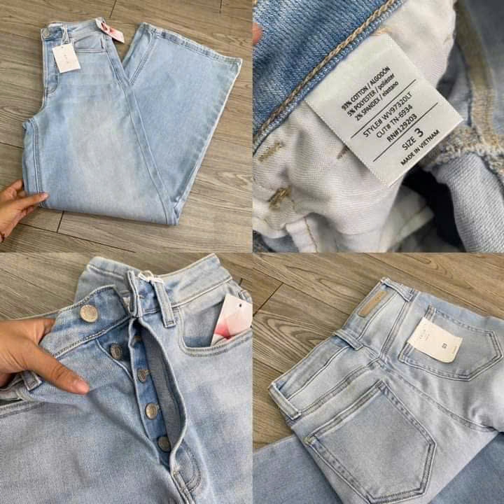 Quần denim suông Cellos