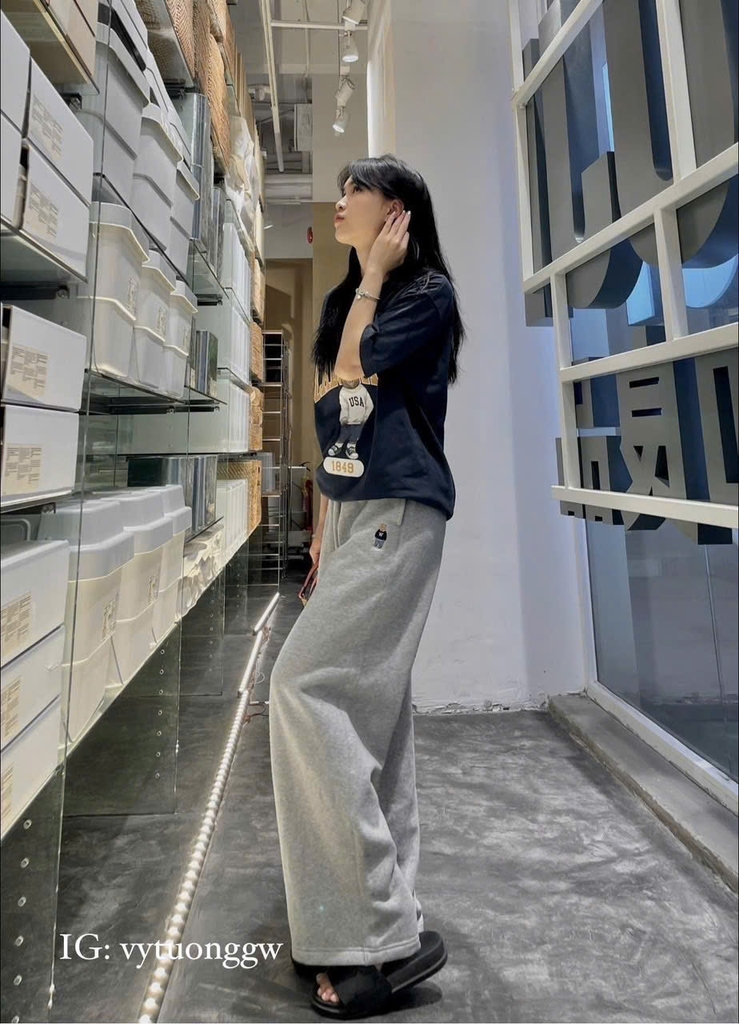 Quần nỉ suông WHOAU xuất Hàn