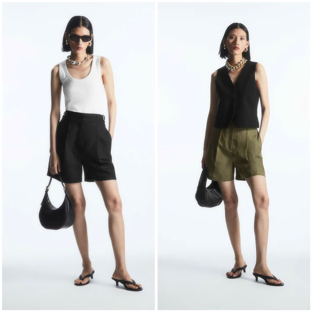 Quần short COS túi hộp sau