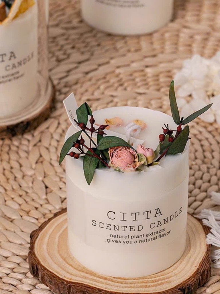 Nến CITTA trắng xuất Châu Âu