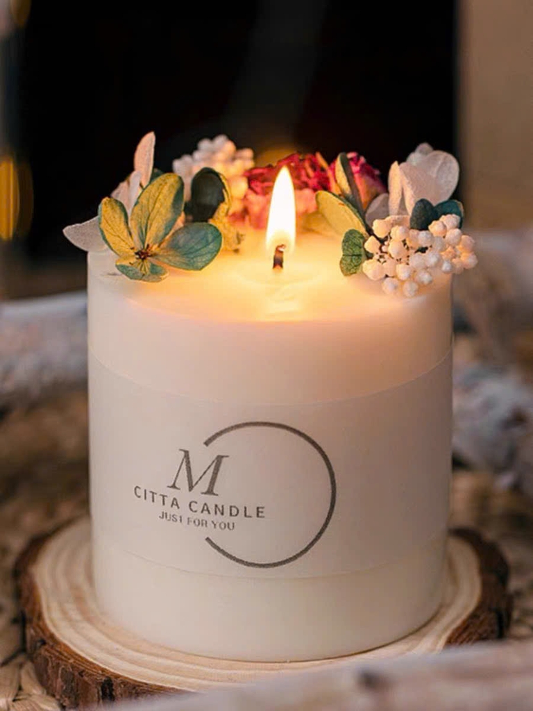 Nến CITTA trắng xuất Châu Âu