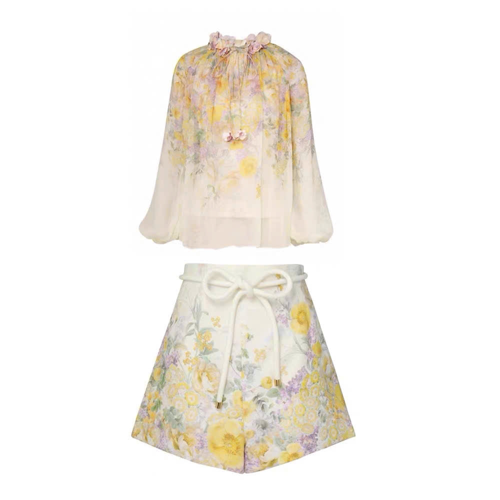 Zimmermann HARMONY BILLOW BLOUSE