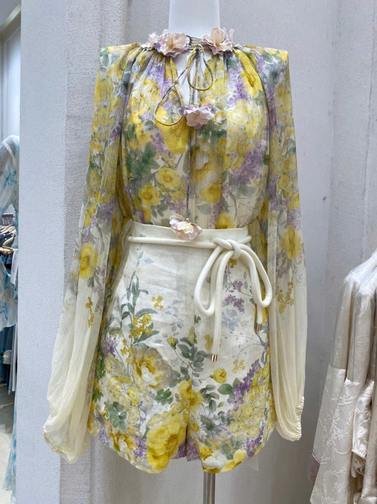 Zimmermann HARMONY BILLOW BLOUSE
