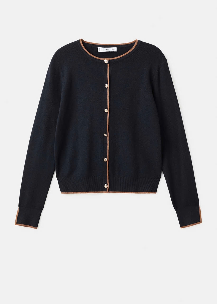 Áo khoác cardigan hở cổ tay