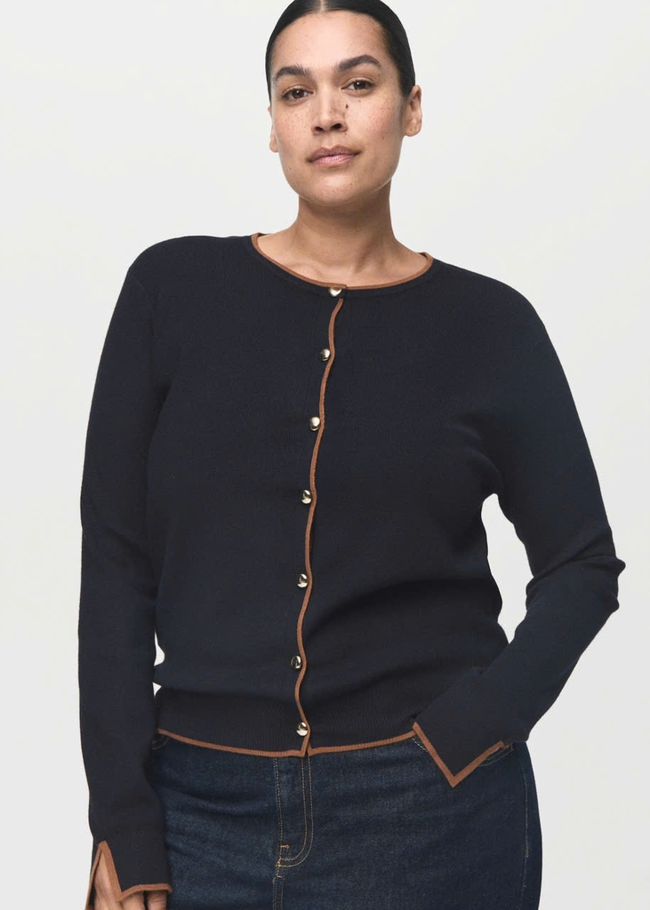 Áo khoác cardigan hở cổ tay