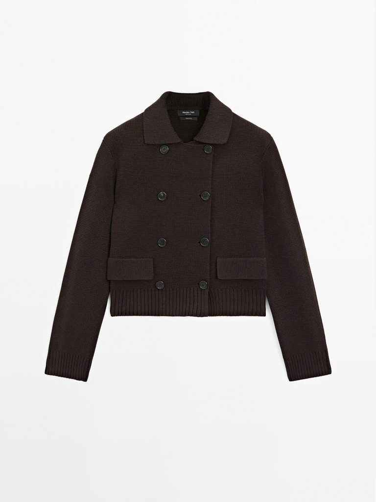 ÁO KHOÁC KIM CARDIGAN ĐÔI NGỰC 100% COTTON