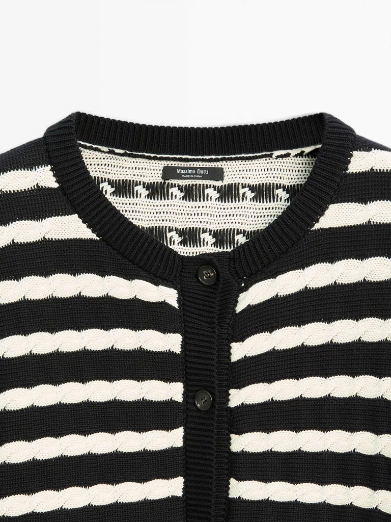 ÁO KHOÁC CARDIGAN DỆT KIM 100% COTTON