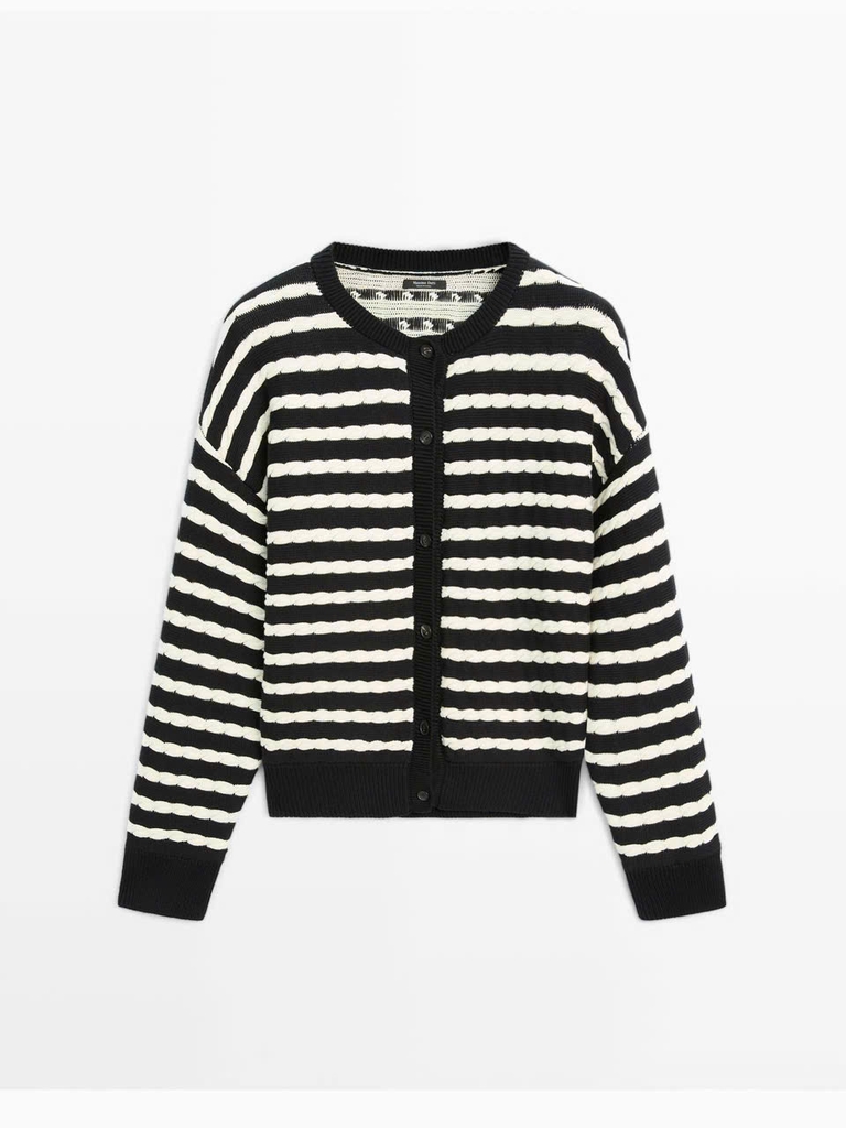 ÁO KHOÁC CARDIGAN DỆT KIM 100% COTTON