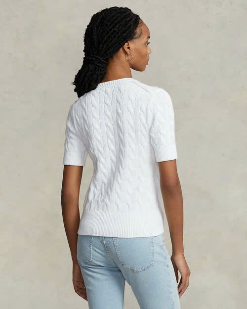 Áo khoác cardigan tay ngắn dệt kim