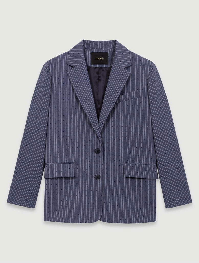 Blazer đính đá lấp lánh