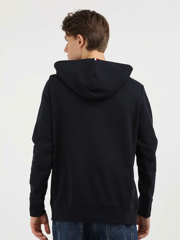 Áo hoodie Tommy thêu chữ dập nổi ngực  màu
