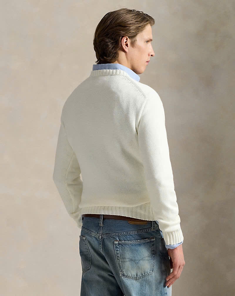 Áo len Polo cờ Mỹ 100% cotton 2 màu