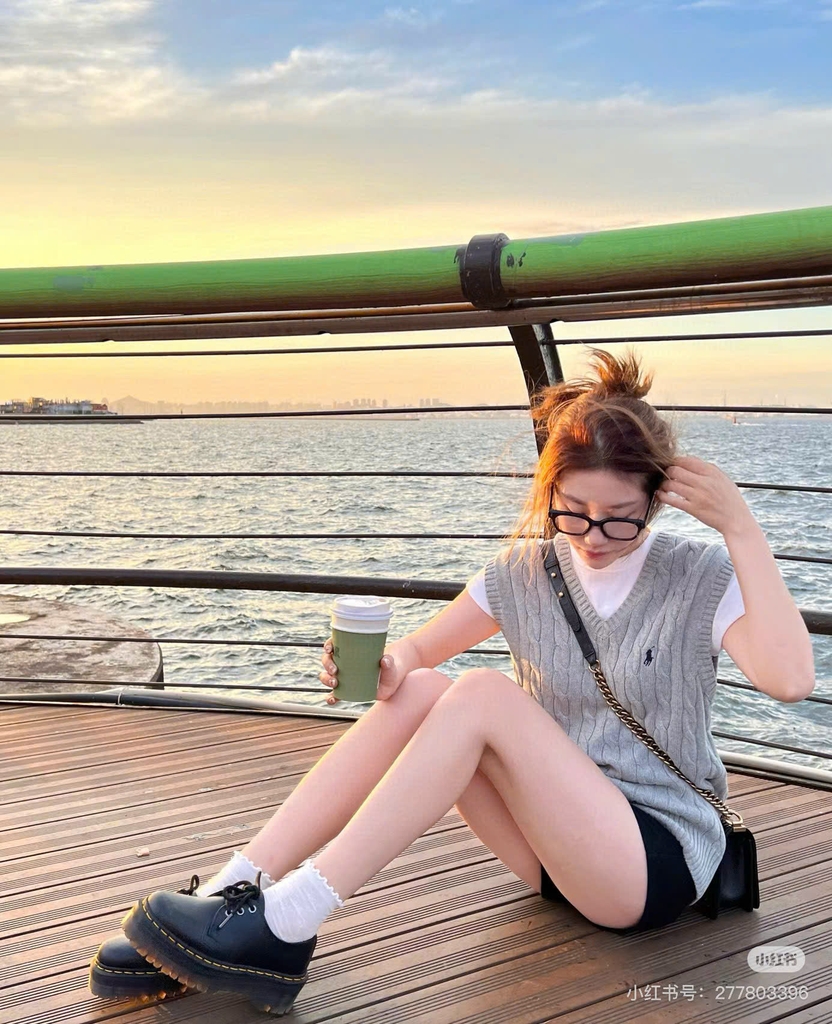 Áo gilett len Polo RL cổ V vặn thừng 2 màu