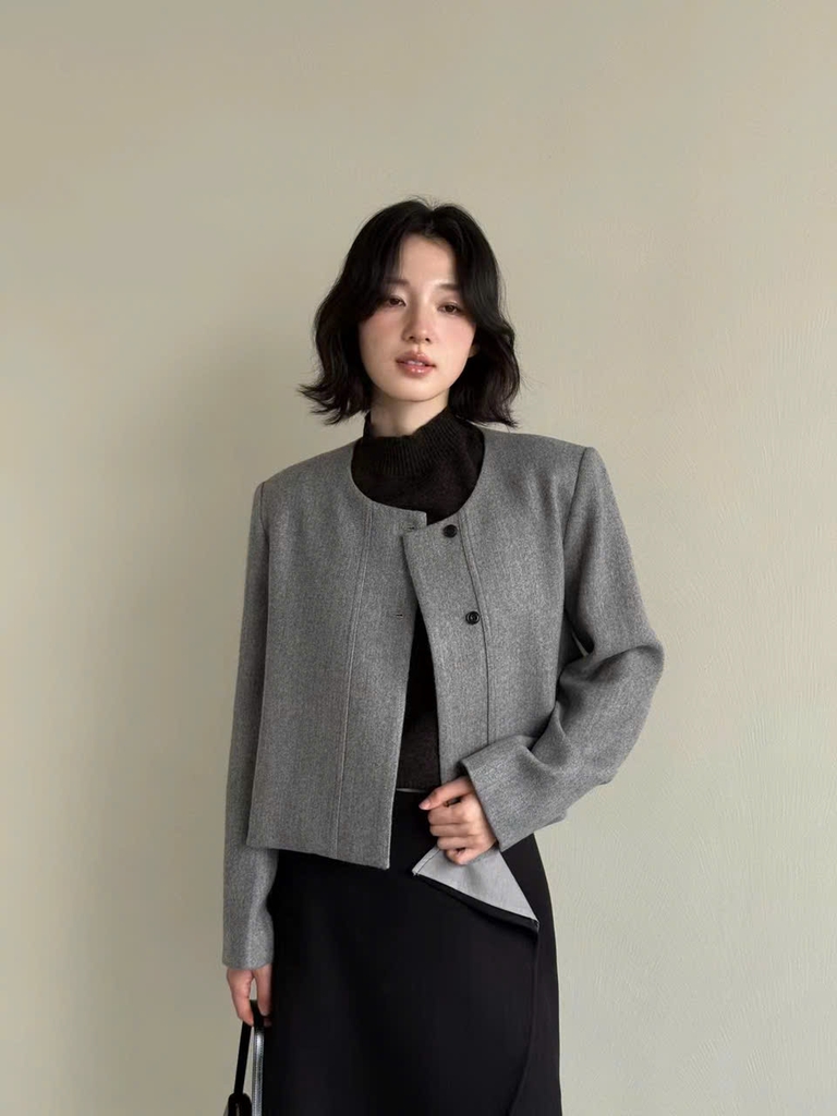 Áo khoác dạ ép MoonTea