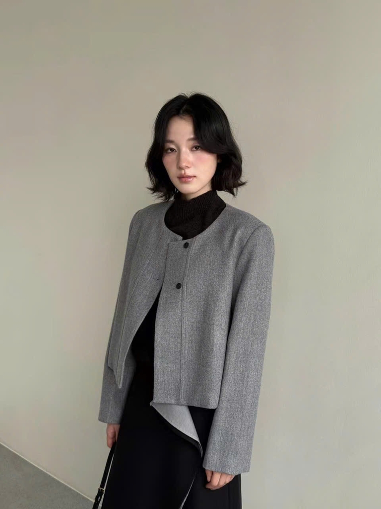 Áo khoác dạ ép MoonTea