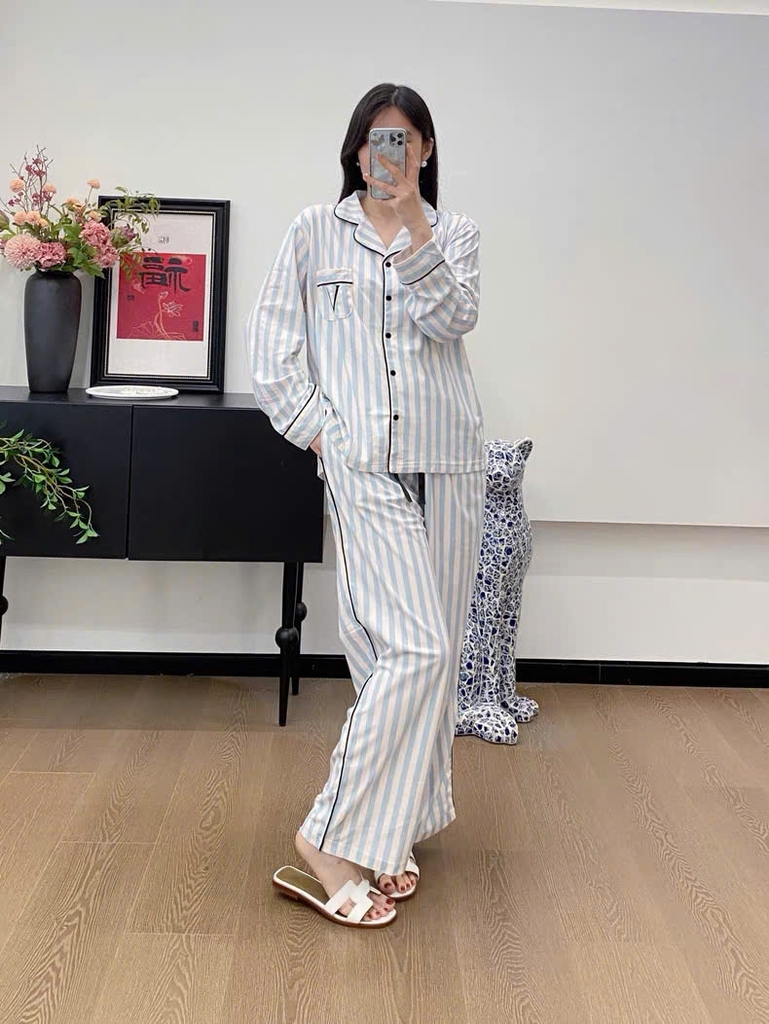 Set VICTORIA SECRET dạ nhung dài tay