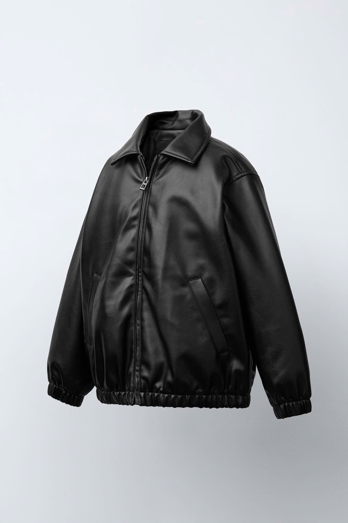 ÁO KHOÁC BOMBER GIẢ DA