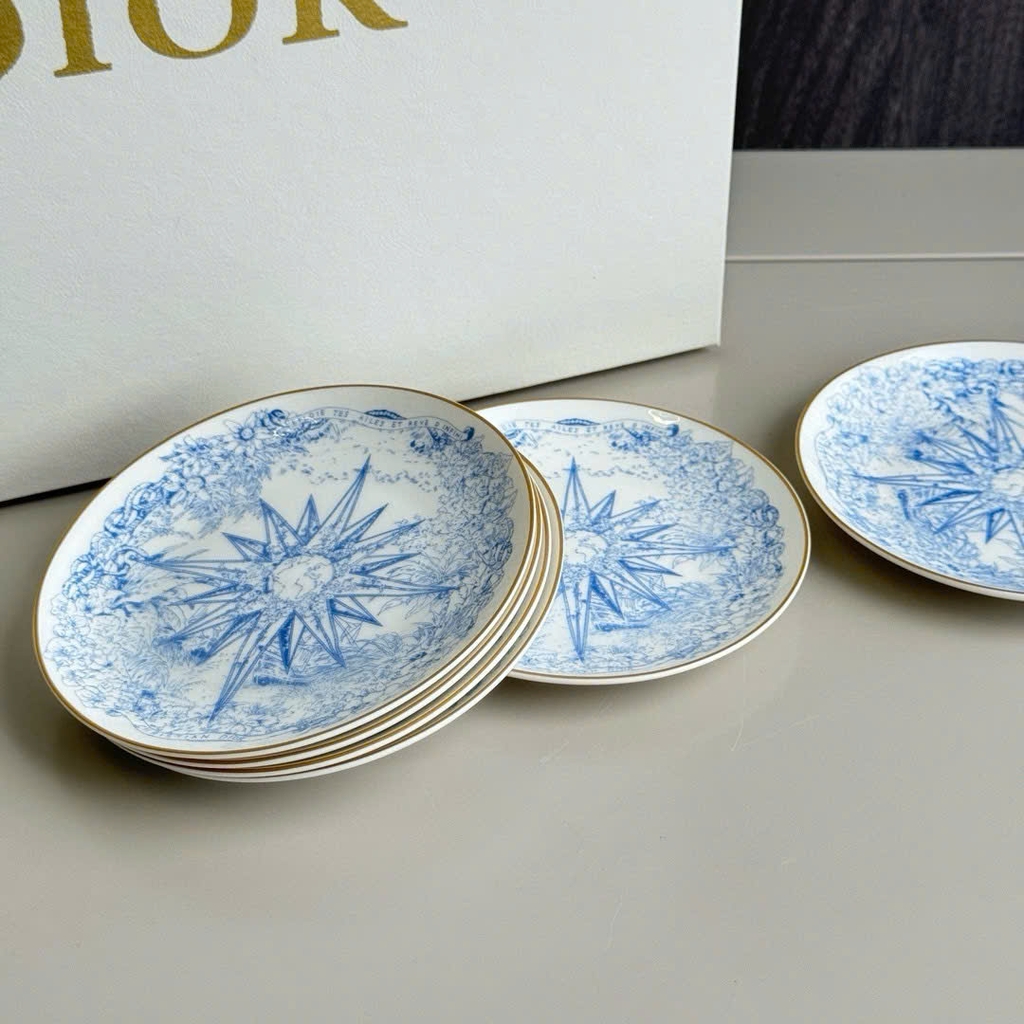 Set quà DIOR hộp bộ bát sứ bản VIP 1:1