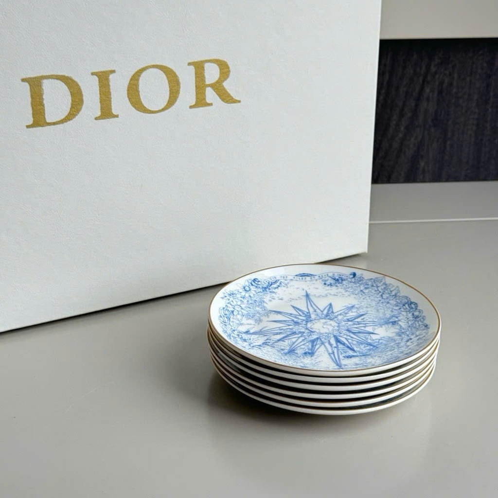 Set quà DIOR hộp bộ bát sứ bản VIP 1:1