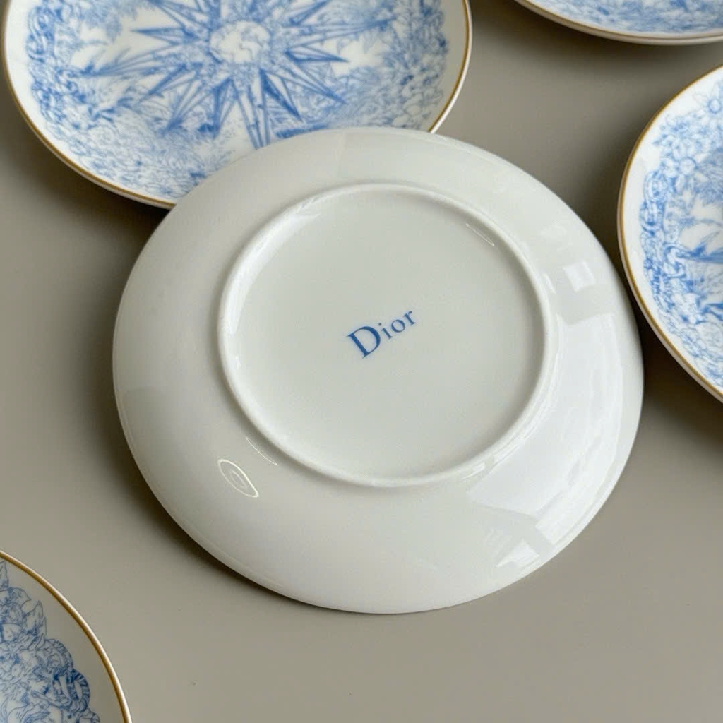 Set quà DIOR hộp bộ bát sứ bản VIP 1:1