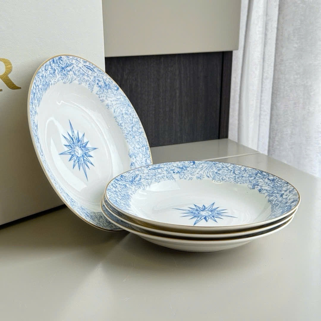 Set quà DIOR hộp bộ bát sứ bản VIP 1:1