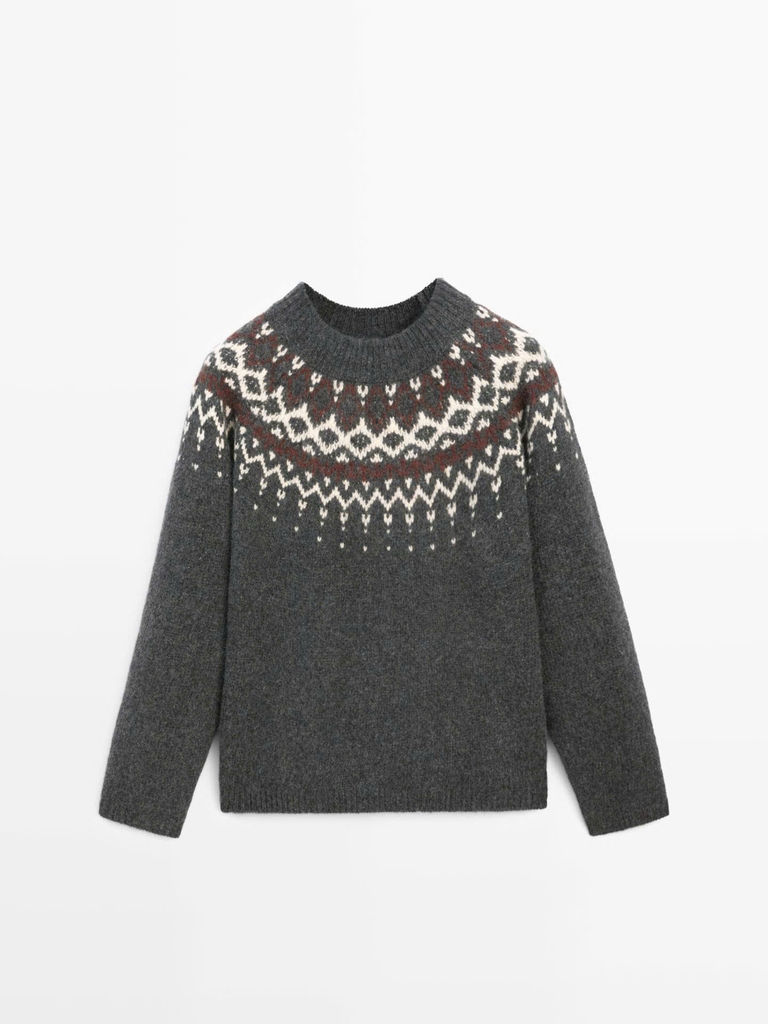 ÁO LEN DỆT JACQUARD 100% LEN