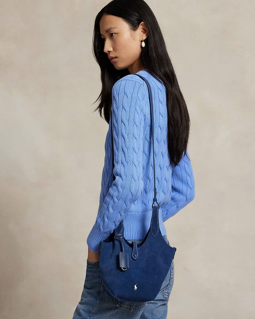 Túi Polo Play Suede Small Tote & Crossbody