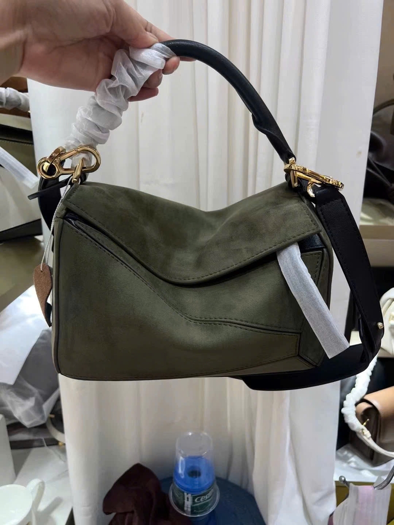 Túi LOEWE PUZZLE anagram suede