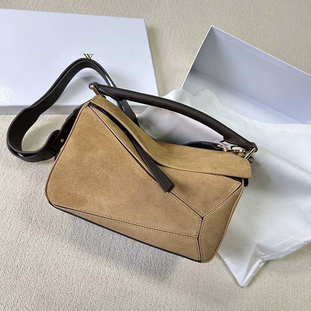 Túi LOEWE PUZZLE leather handbag multicolor