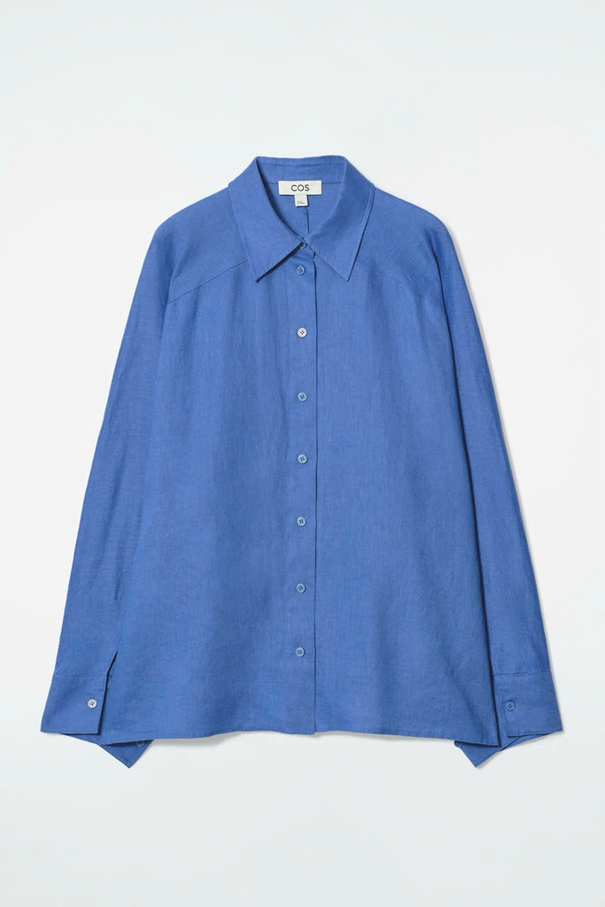 ÁO SƠ MI VẢI LANH VAI RAGLAN