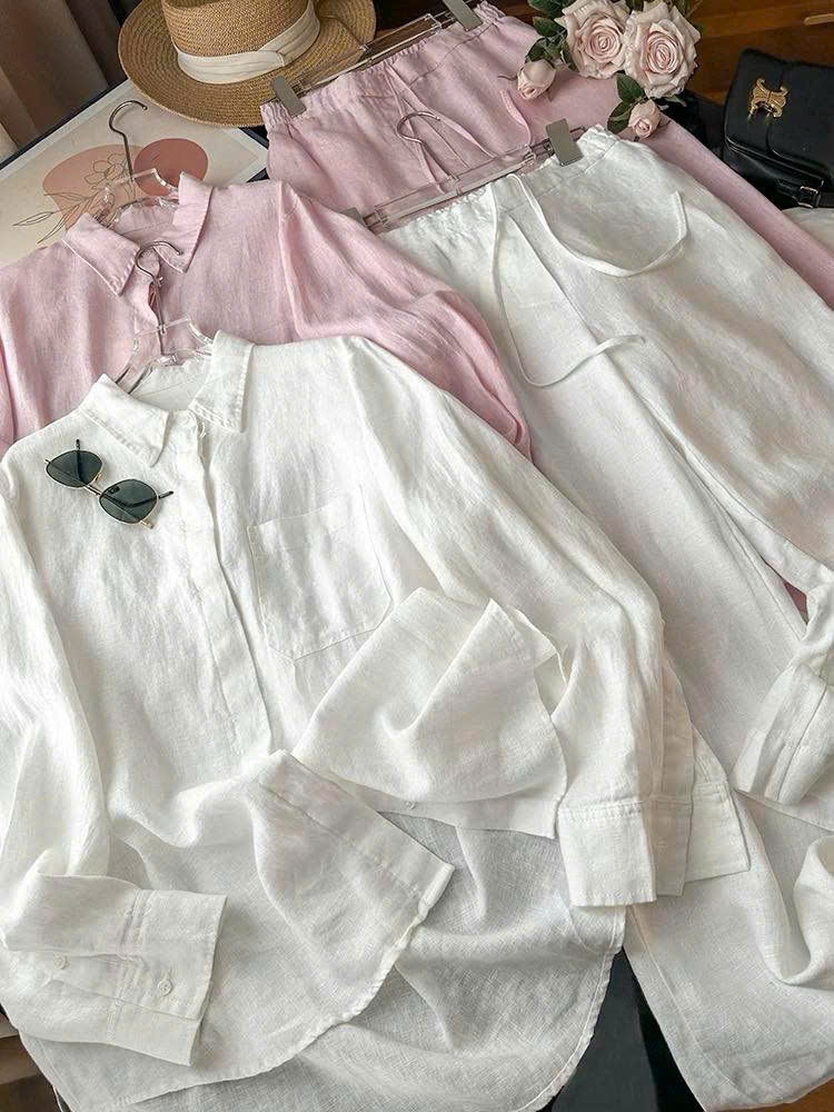 SƠ MI MAY BẰNG VẢI LINEN