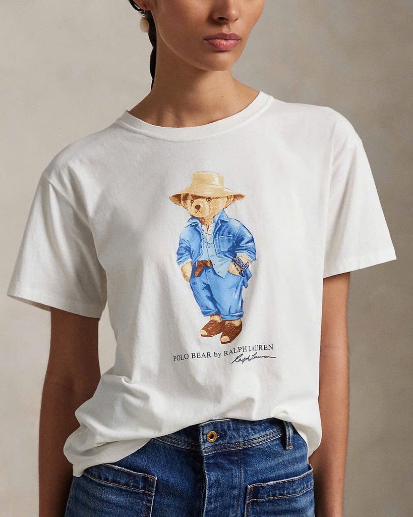 Áo thun cotton jersey hiệu Polo Bear